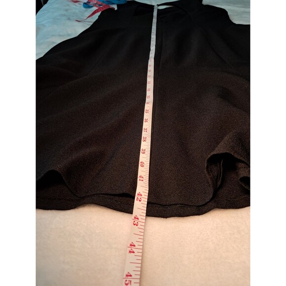 NWT Karl Lagerfeld Paris Size 14 Sleeveless Fit Flare Black Knee Length Dress - Picture 9 of 11